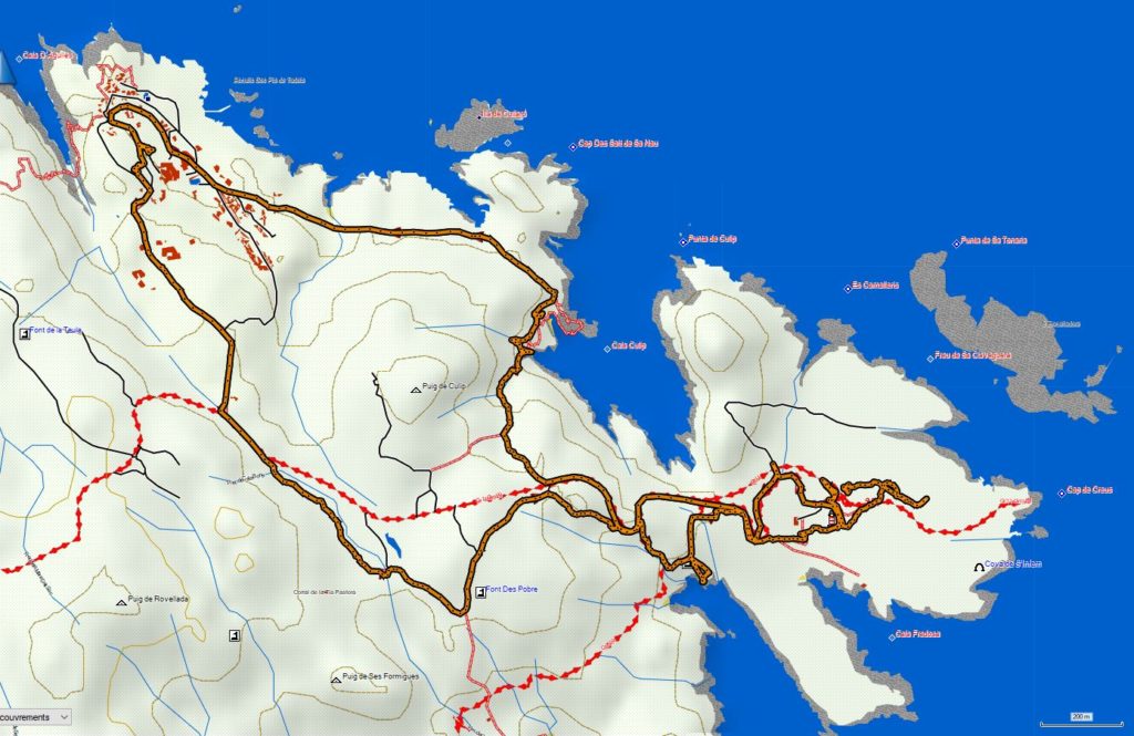 Mapa - Cabo de Creus